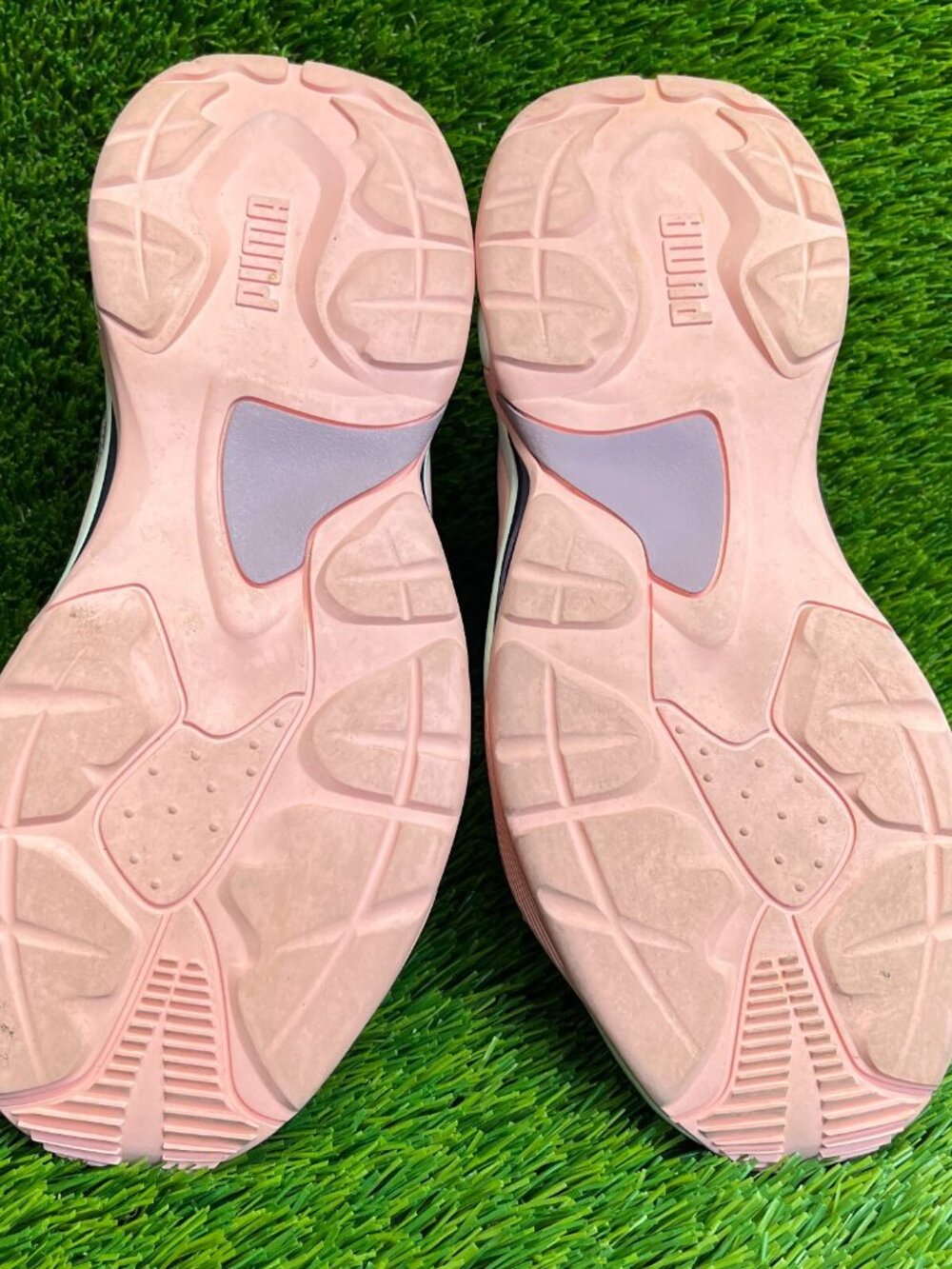 Puma Thunder Fashion 1 Womens Size 9 Peach Gray Athletic Running Shoes Sneakers - Picture 7 of 10